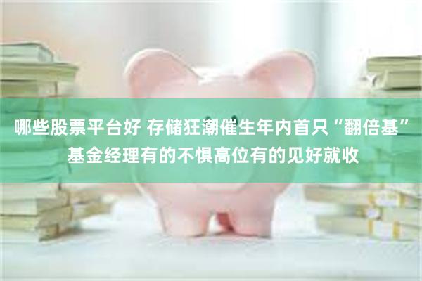哪些股票平台好 存储狂潮催生年内首只“翻倍基” 基金经理有的不惧高位有的见好就收