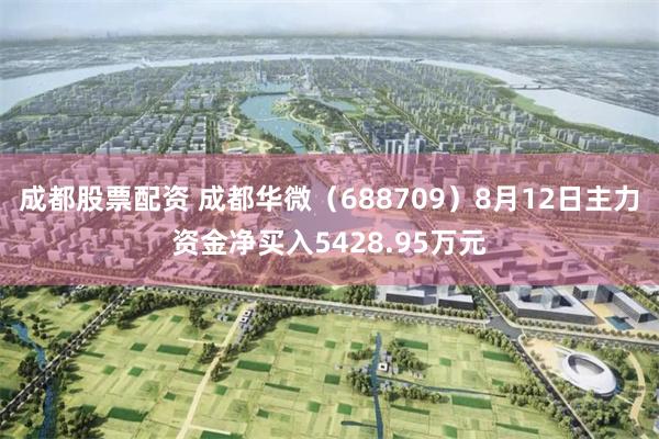 成都股票配资 成都华微（688709）8月12日主力资金净买入5428.95万元