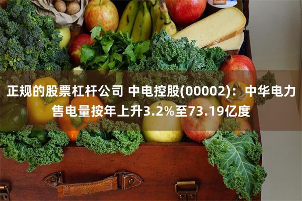 正规的股票杠杆公司 中电控股(00002)：中华电力售电量按年上升3.2%至73.19亿度