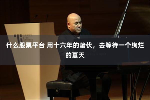 什么股票平台 用十六年的蛰伏，去等待一个绚烂的夏天