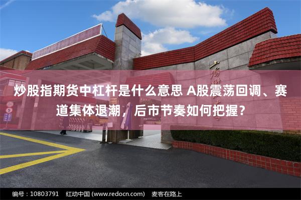 炒股指期货中杠杆是什么意思 A股震荡回调、赛道集体退潮，后市节奏如何把握？