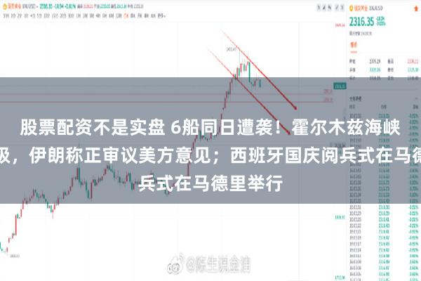 股票配资不是实盘 6船同日遭袭！霍尔木兹海峡博弈升级，伊朗称正审议美方意见；西班牙国庆阅兵式在马德里举行